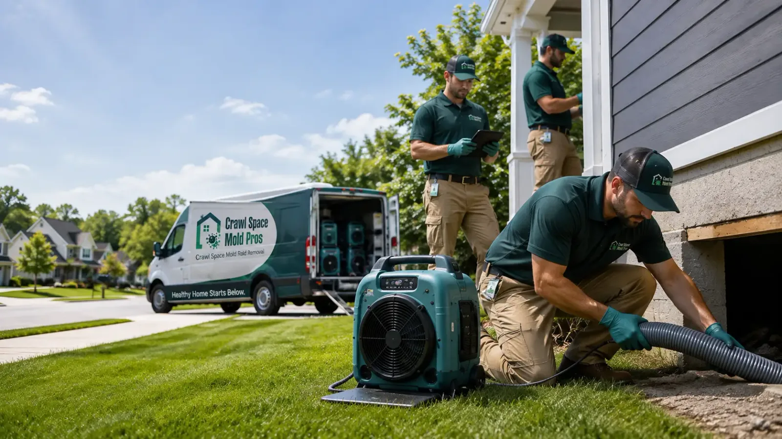 Crawl Space Mold Removal in Centerburg, OH